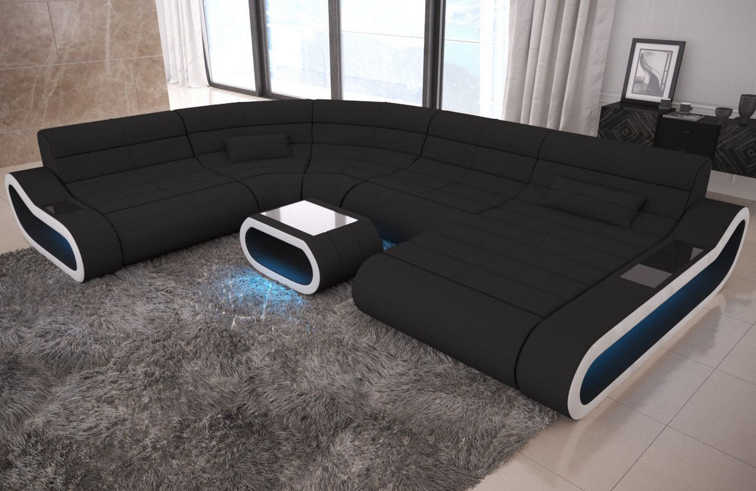 Big Couch Concept Stoff-Mix XXL