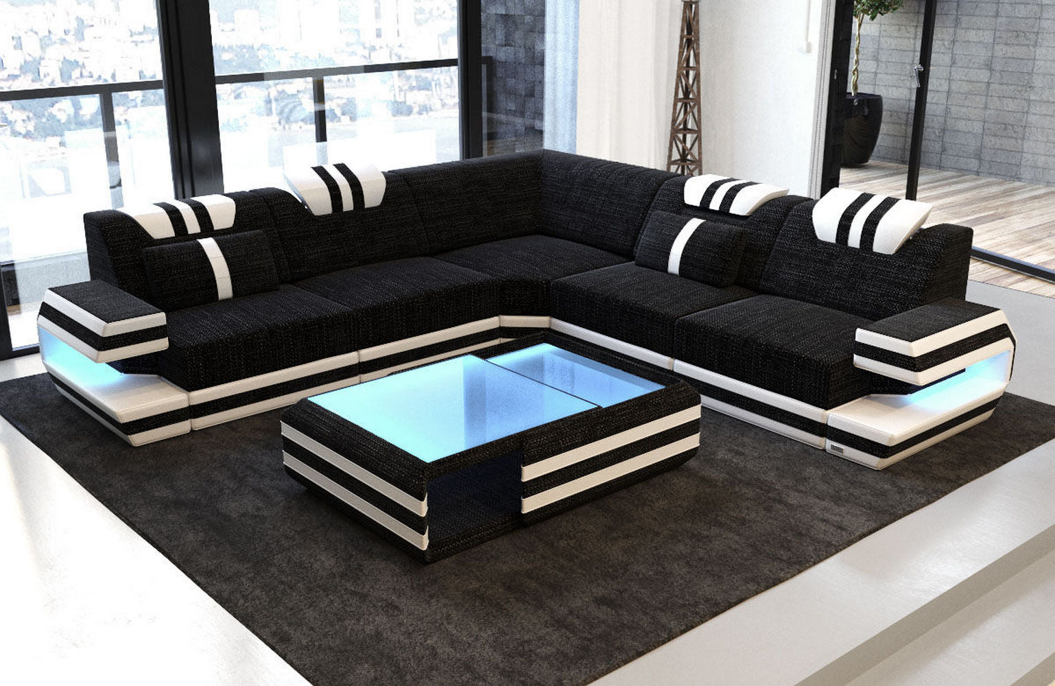 Polster Ecksofa Ragusa L-Form
