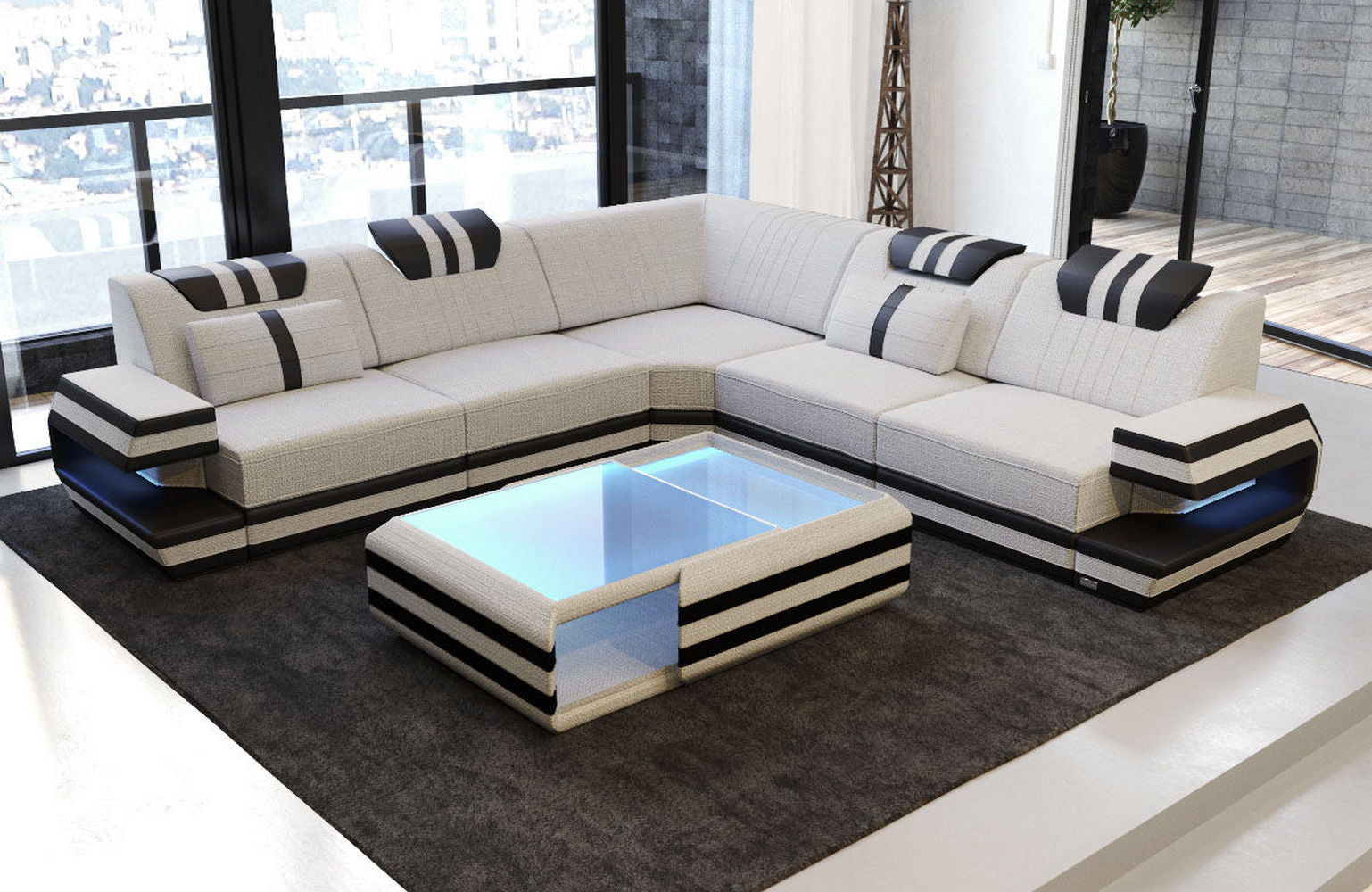 Polster Ecksofa Ragusa L-Form