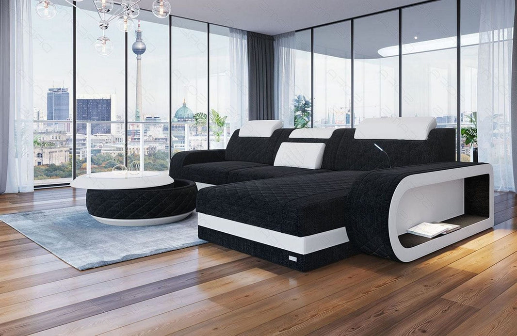Stoff Ecksofa Berlin L Form