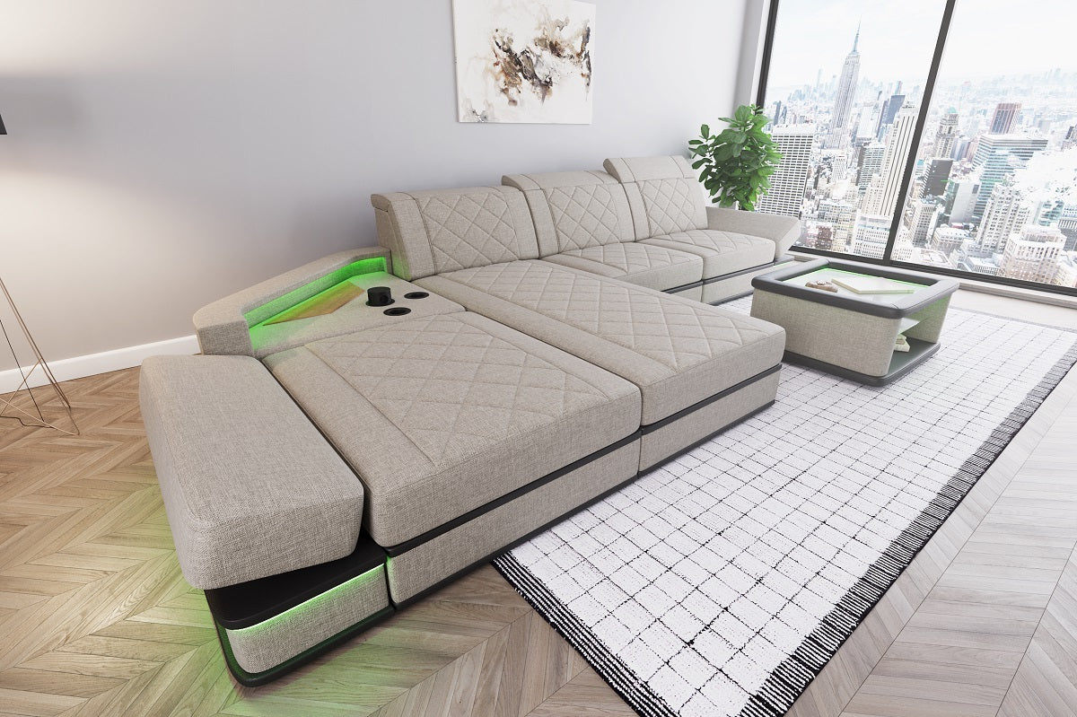 Polster Ecksofa Perugia in L-Form