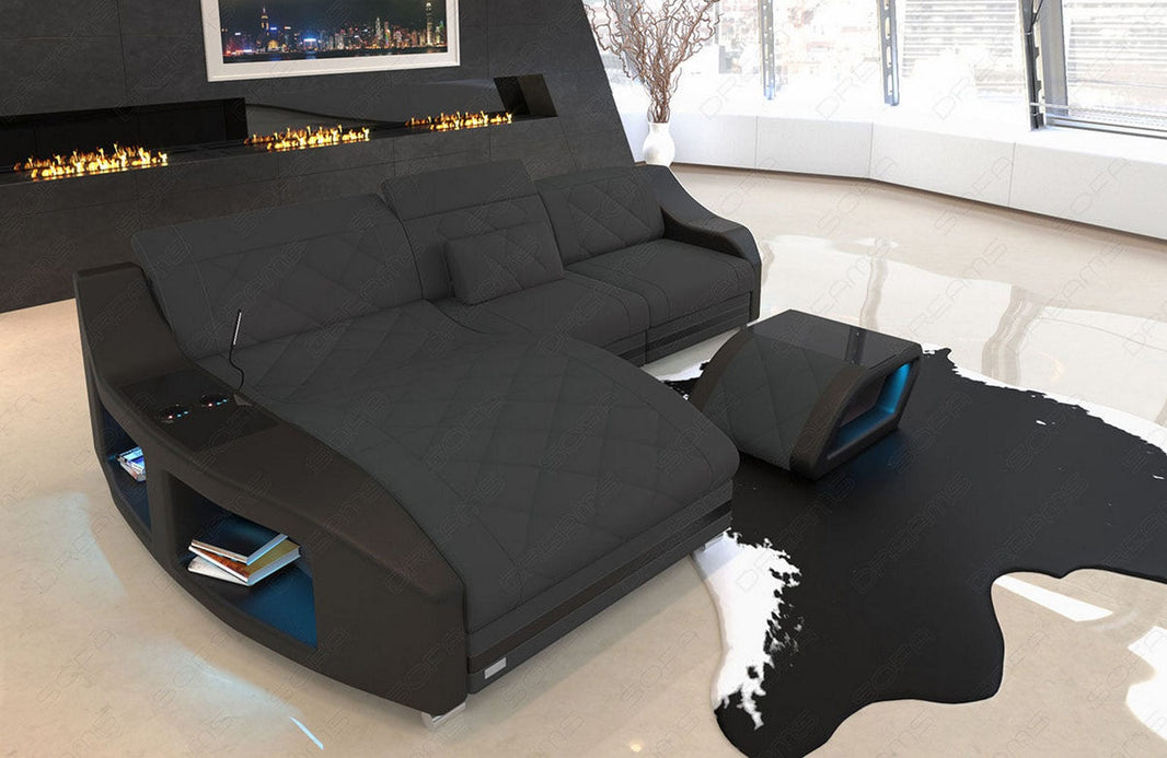Couch Swing L-Form in Stoff