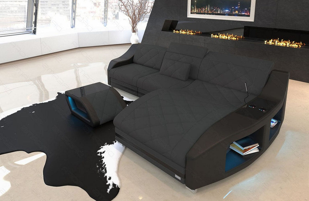 Couch Swing L-Form in Stoff