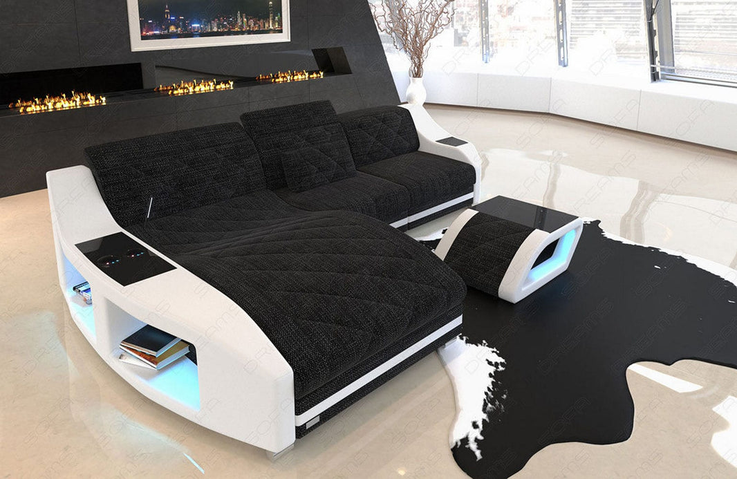 Couch Swing L-Form in Stoff