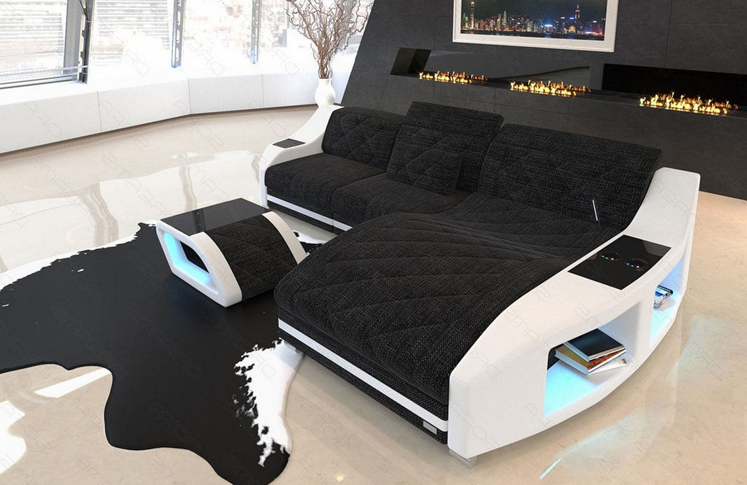 Couch Swing L-Form in Stoff