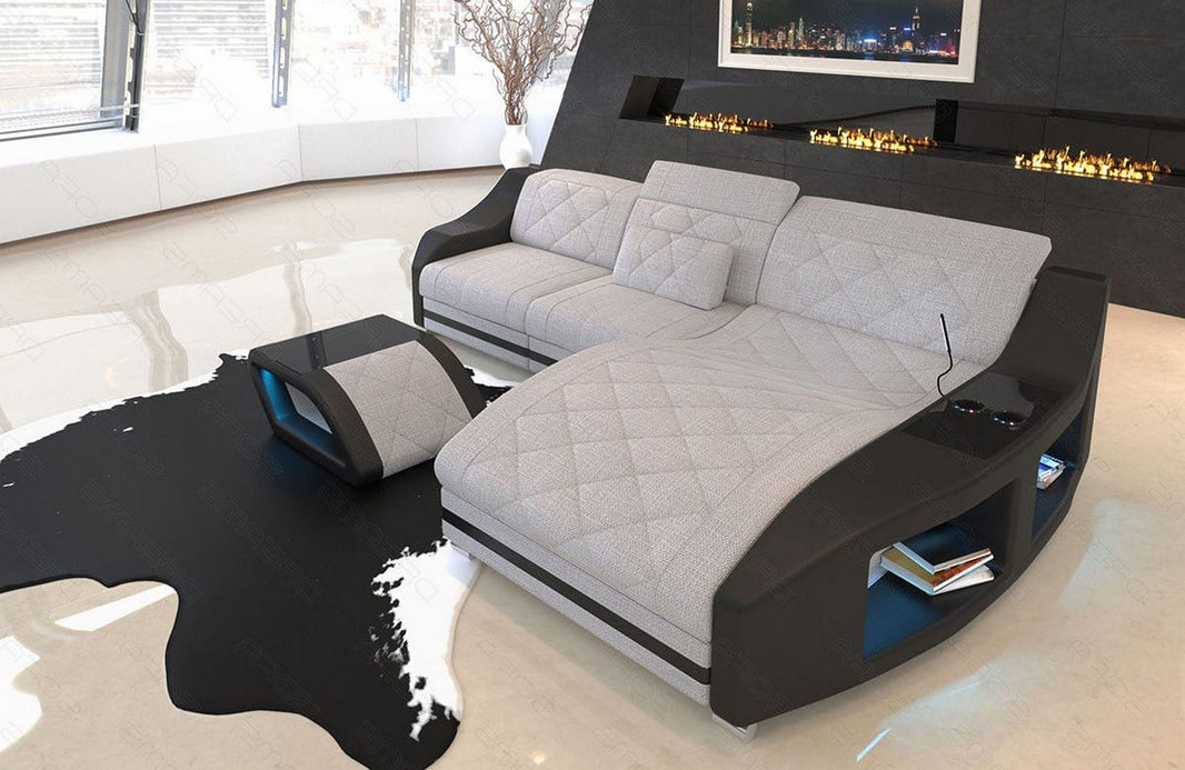Couch Swing L-Form in Stoff