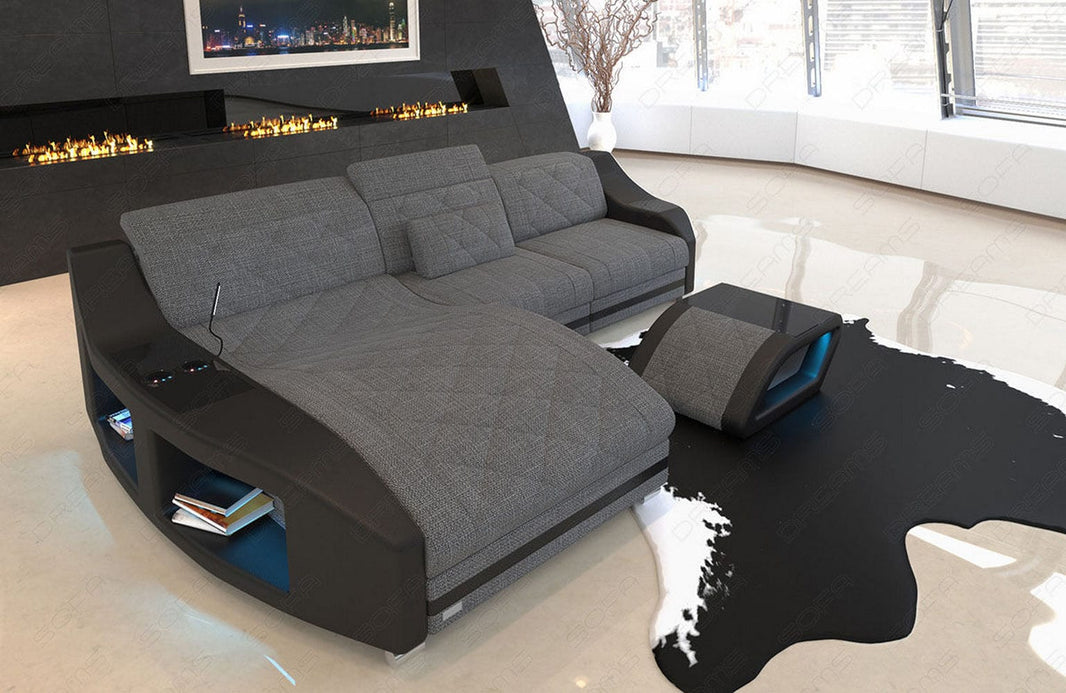 Couch Swing L-Form in Stoff