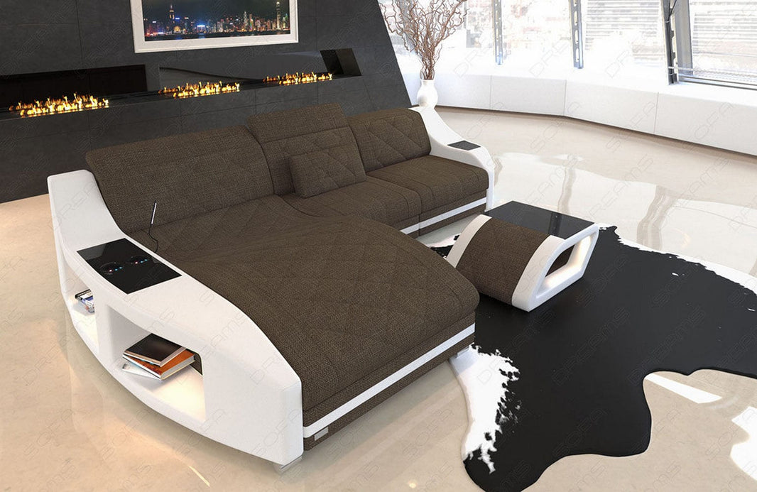 Couch Swing L-Form in Stoff