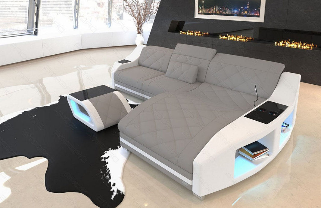 Couch Swing L-Form in Stoff