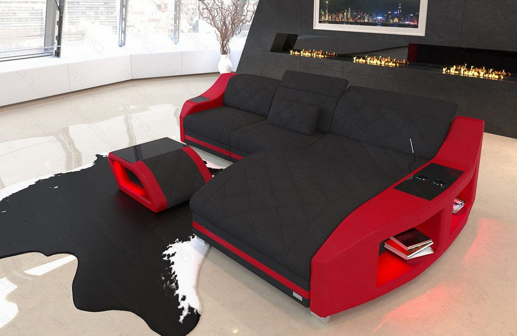Couch Swing L-Form in Stoff