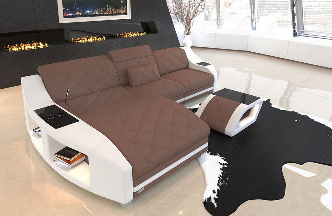 Couch Swing L Form in Stoff