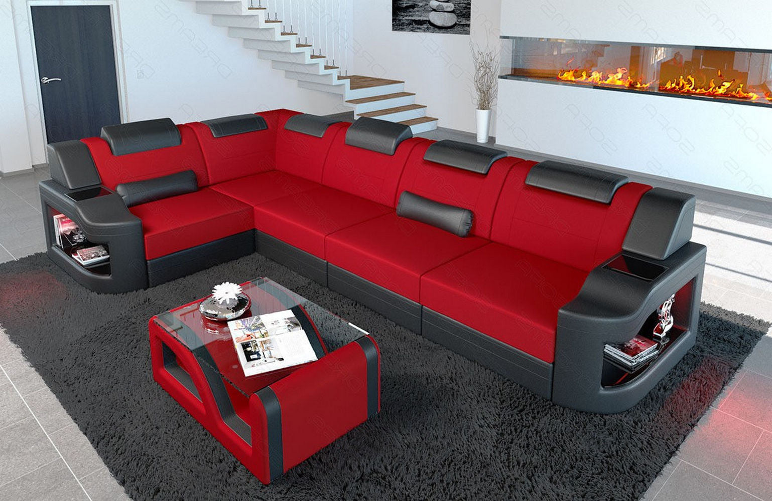 Stoff Eckcouch Padua L – Komfort & Stil
