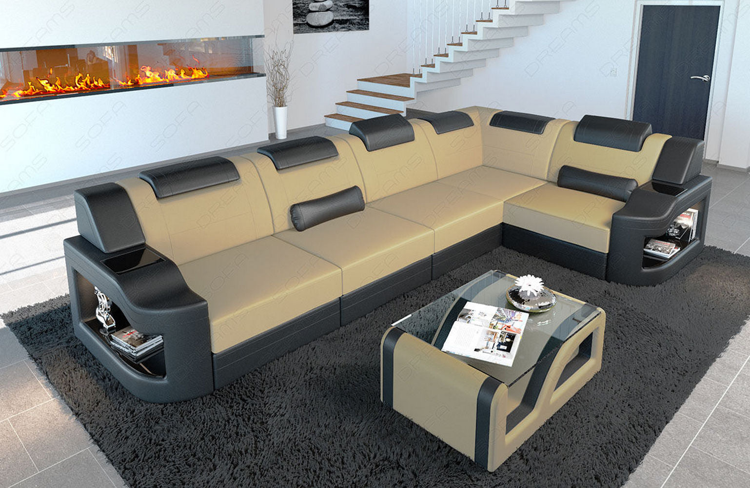 Stoff Eckcouch Padua L – Komfort & Stil