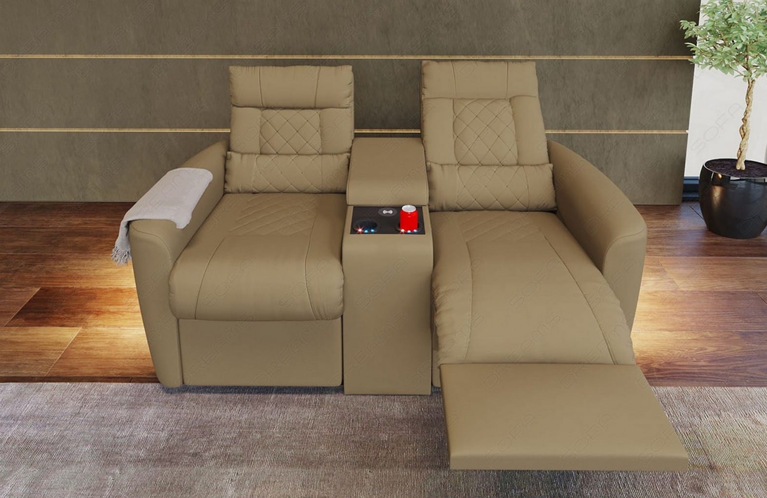 Sessel Kinosessel Relax für gemütliche cappuccino