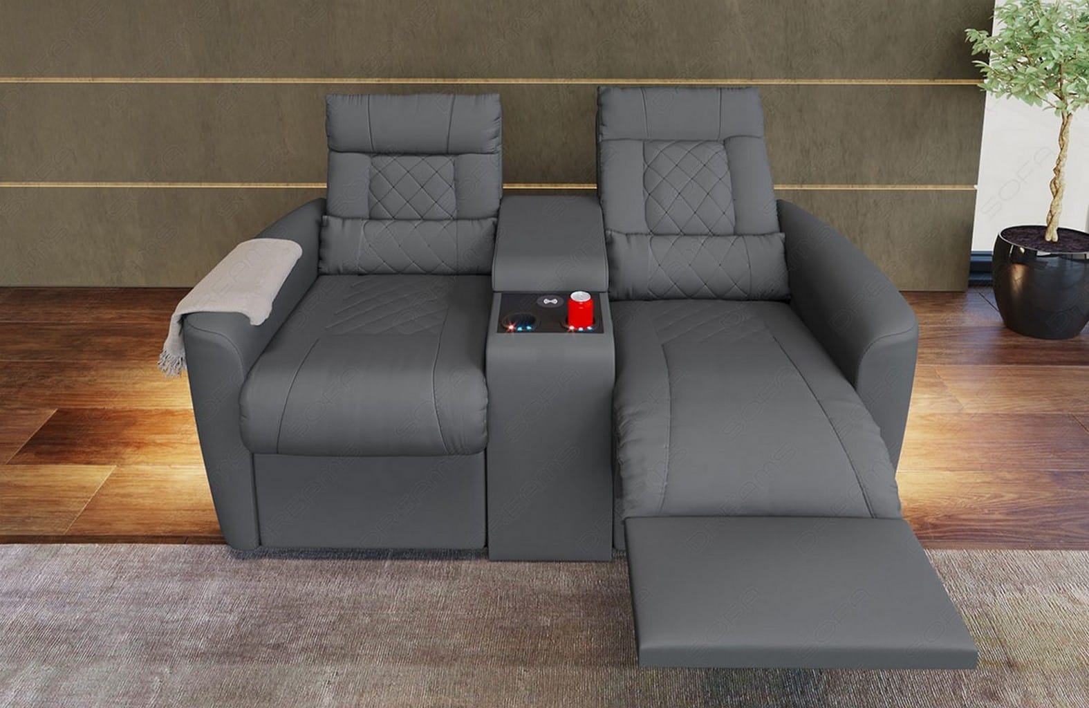 Kinosessel Relax Stoff – Komfort und Stil Grau