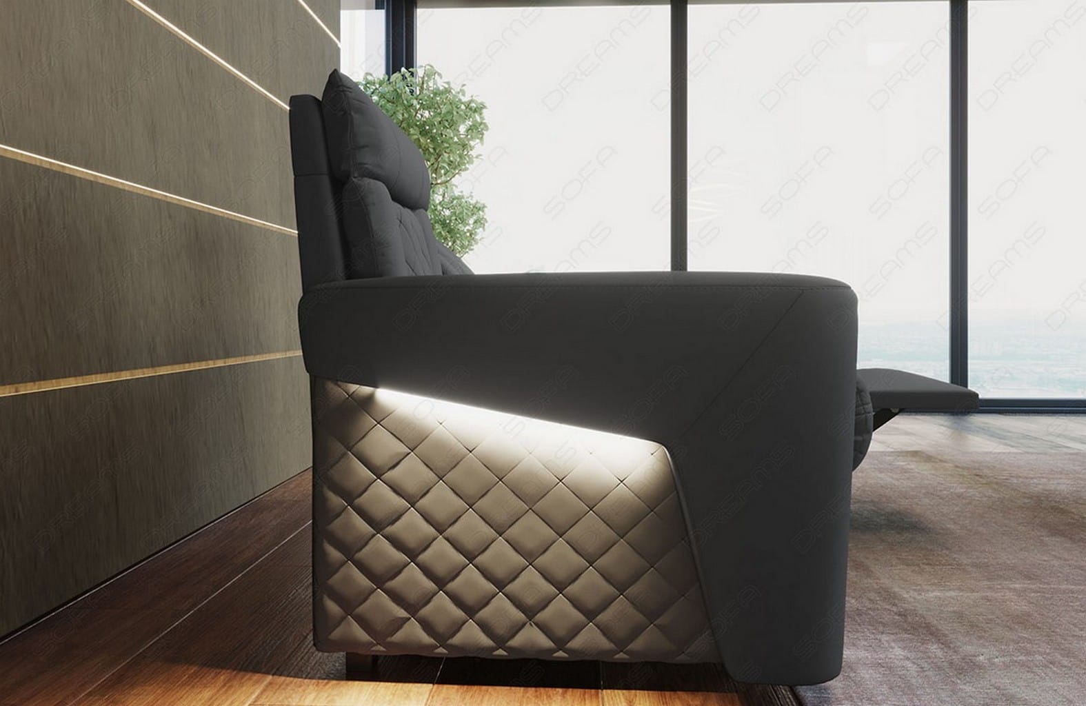 Kinosessel Relax Stoff – Komfort und Stil Grau