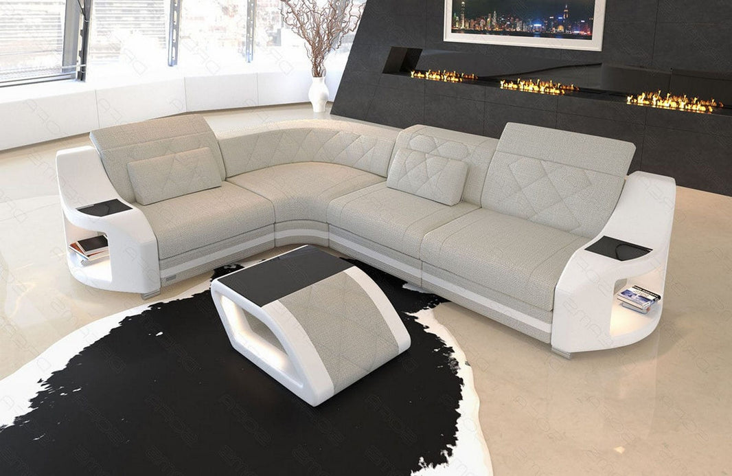 Stoff Ecksofa Genua L-Form