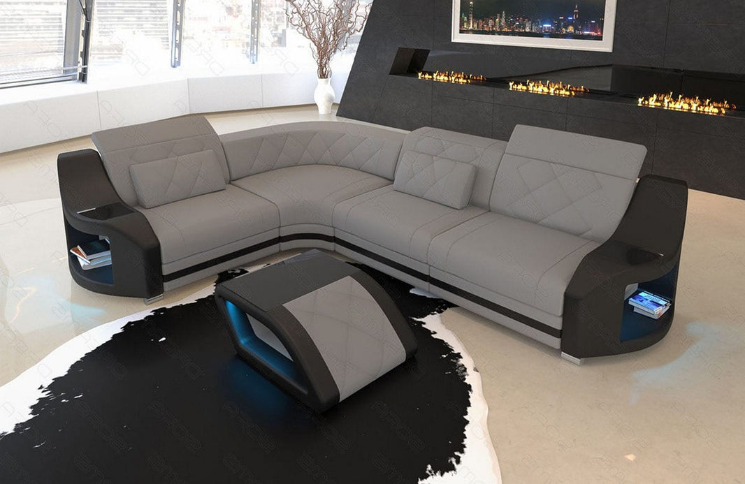 Stoff Ecksofa Genua L-Form