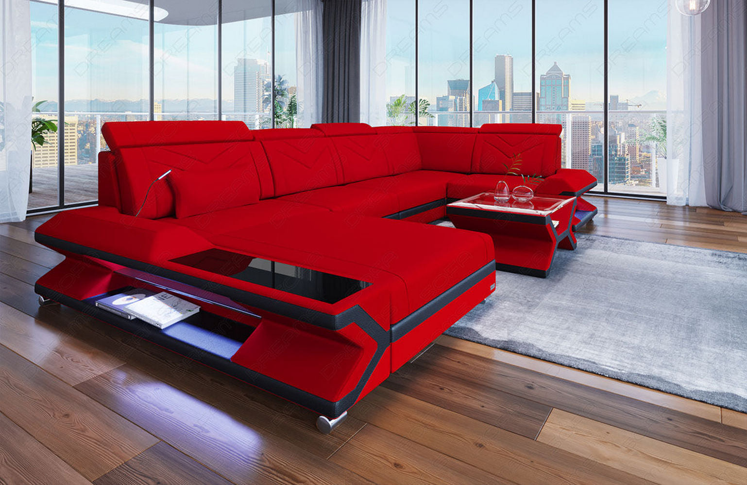 Stoff Wohnlandschaft Napoli – Modern & Gemütlich