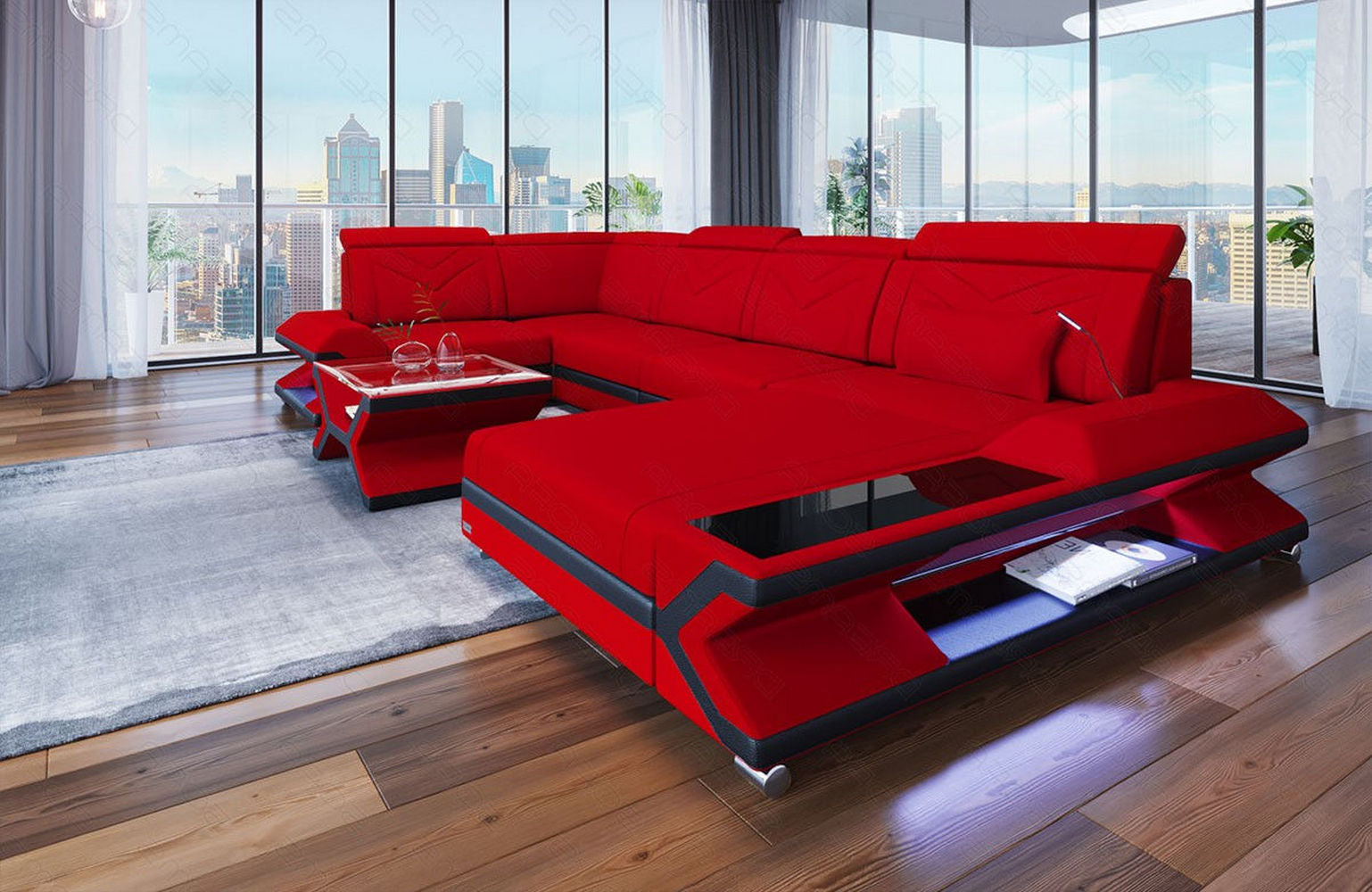 Stoff Wohnlandschaft Napoli – Modern & Gemütlich