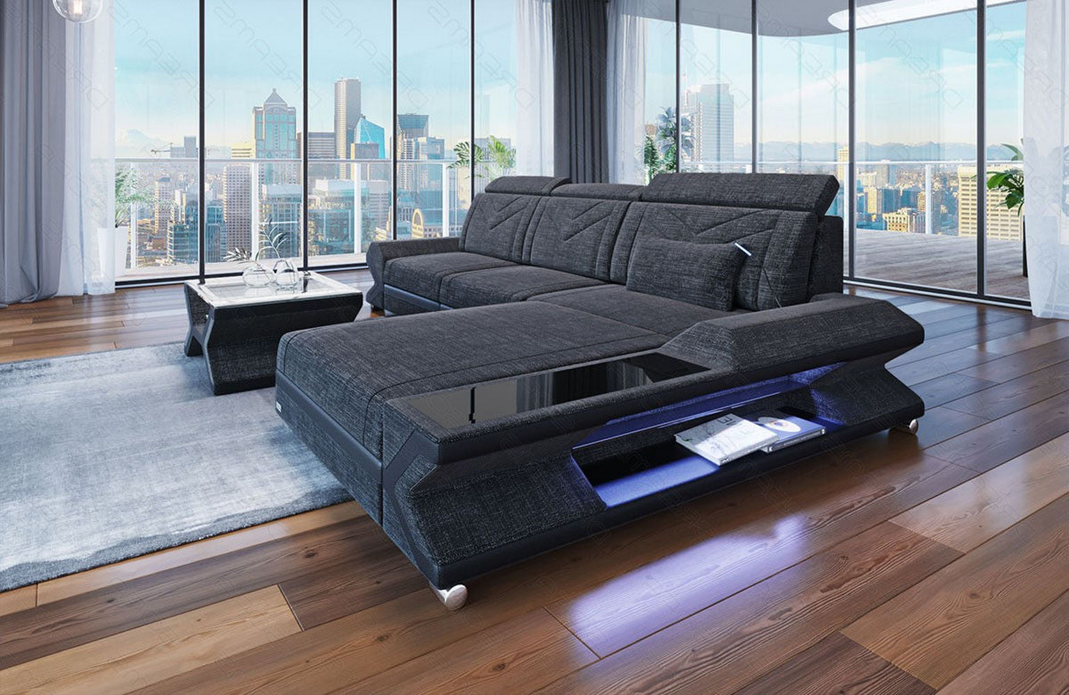 Ecksofa Napoli aus Stoff – Komfort & Stil