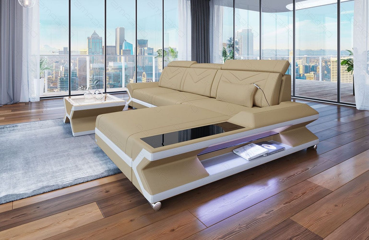 Ecksofa Napoli aus Stoff – Komfort & Stil