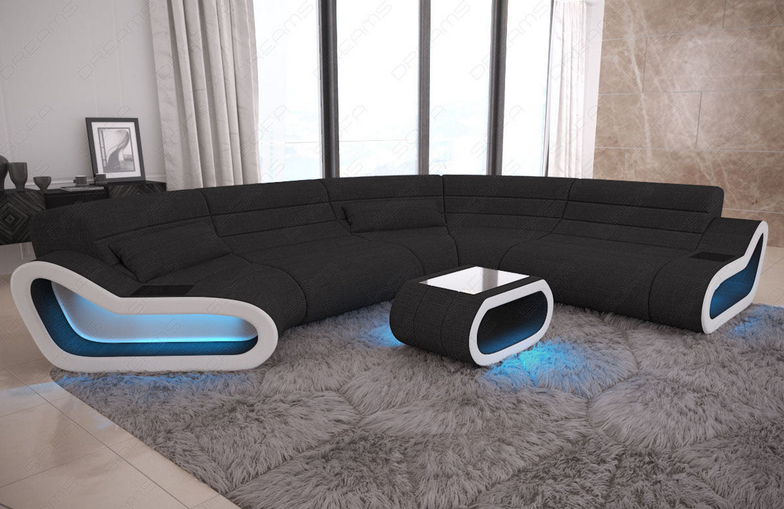 Stoff Wohnlandschaft Concept C – Modern & Komfortabel