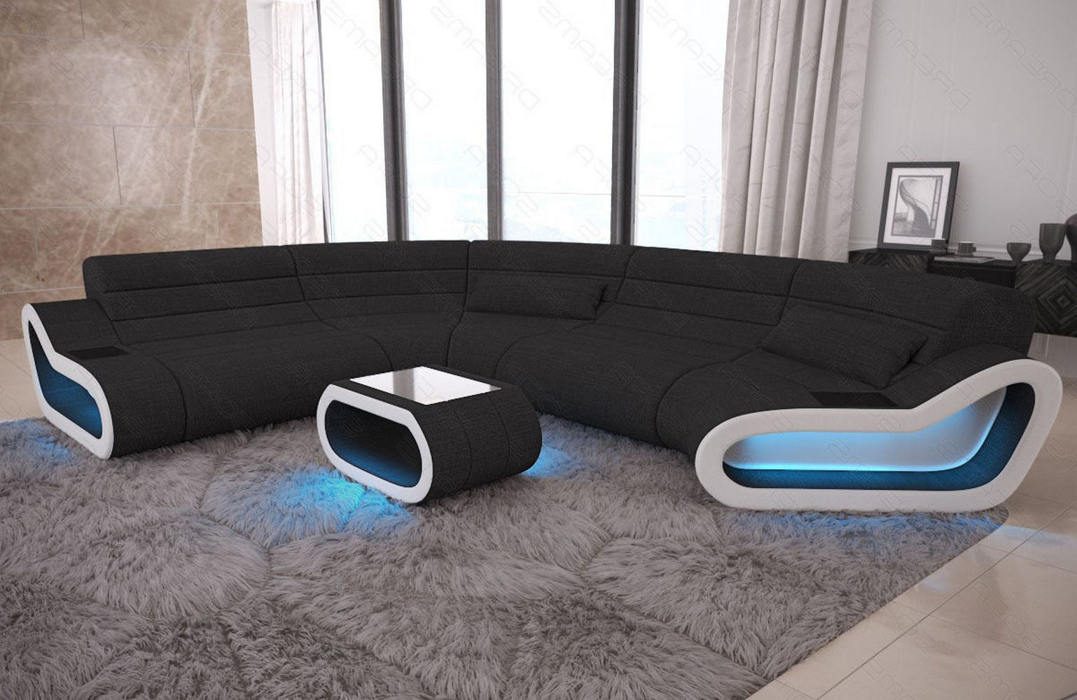 Stoff Wohnlandschaft Concept C – Modern & Komfortabel