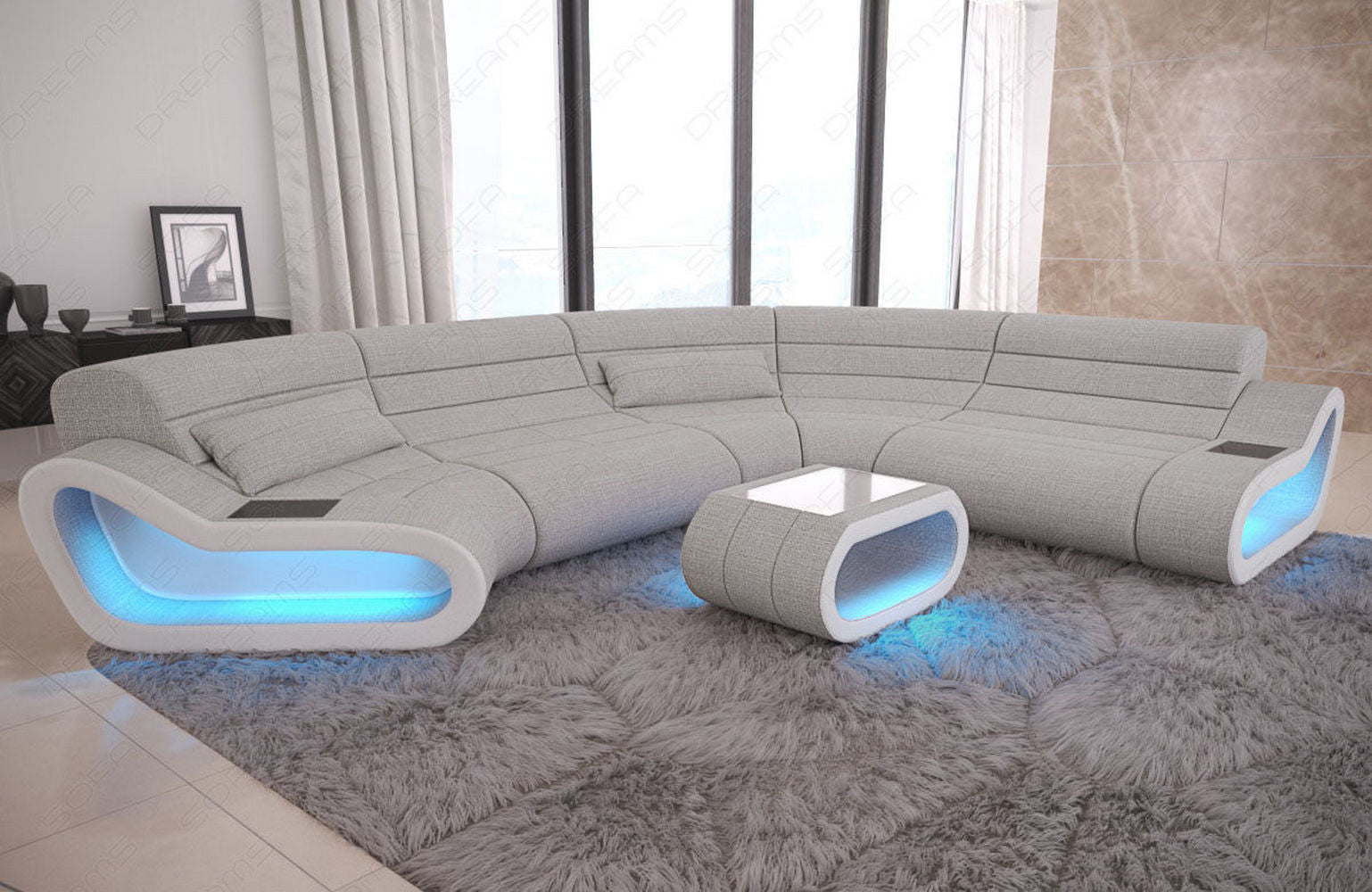 Stoff Wohnlandschaft Concept C – Modern & Komfortabel