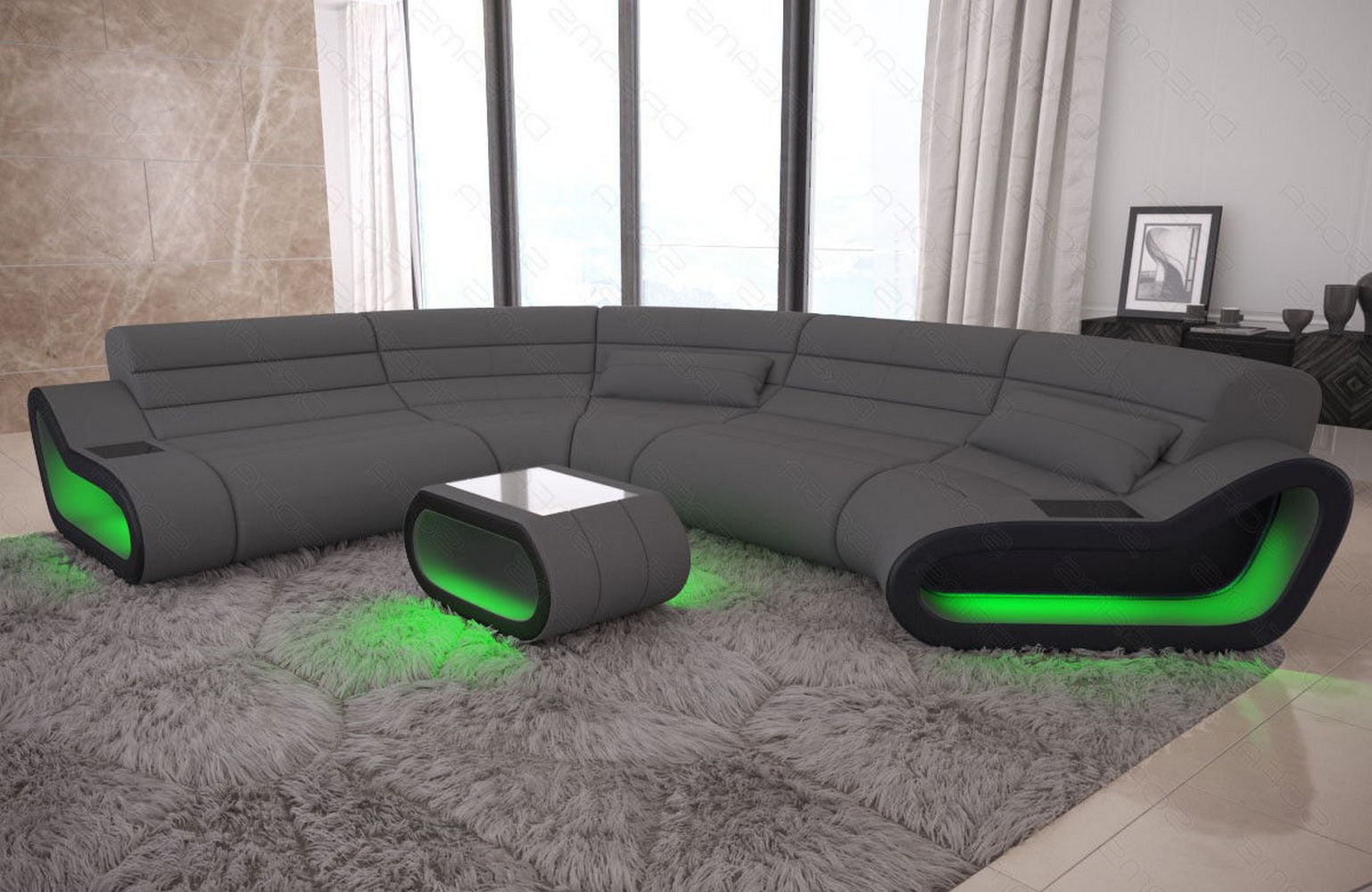 Stoff Wohnlandschaft Concept C – Modern & Komfortabel