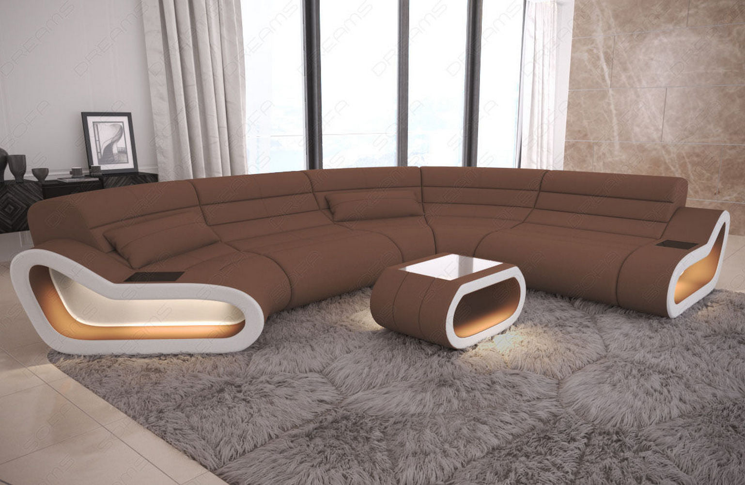 Stoff Wohnlandschaft Concept C – Modern & Komfortabel