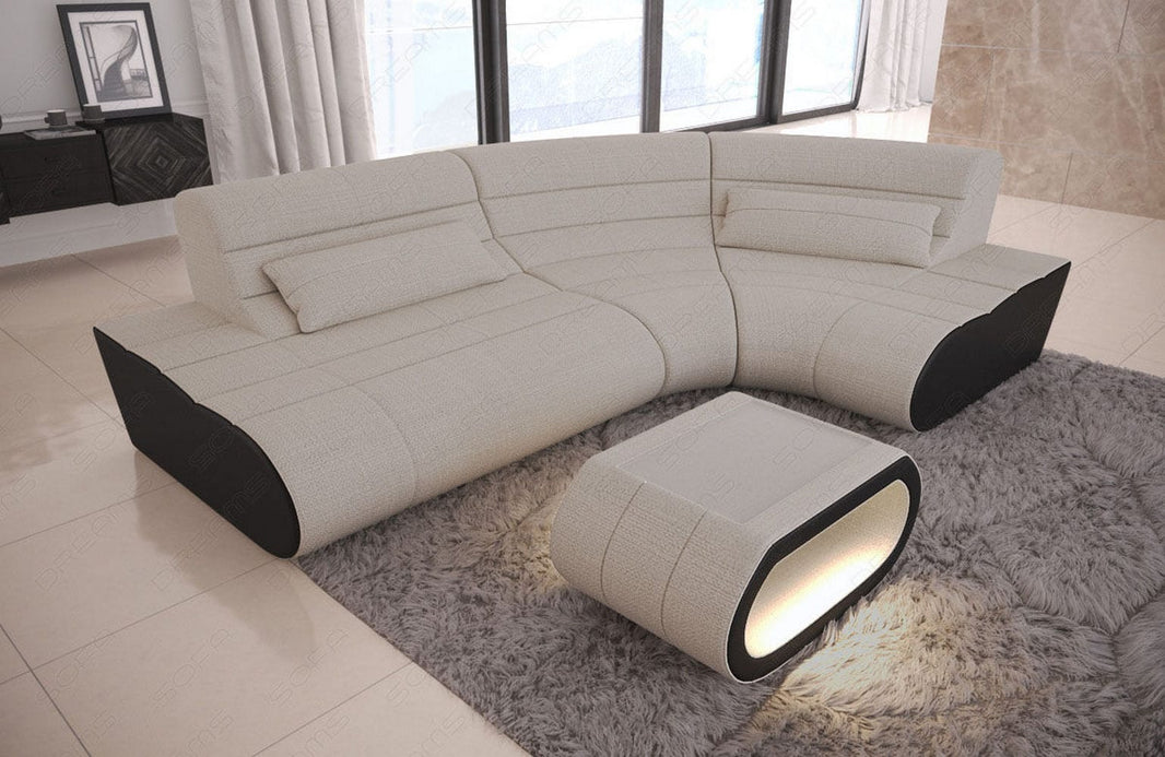 Mini Stoff Ecksofa Concept L Form