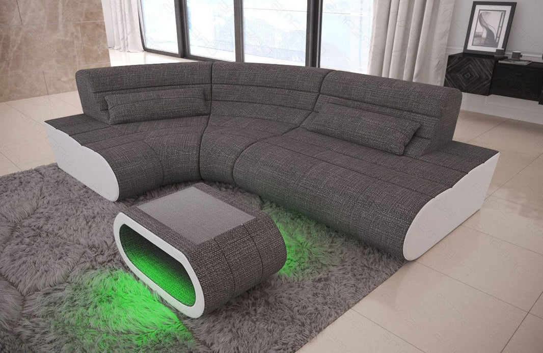 Mini Stoff Ecksofa Concept L-Form