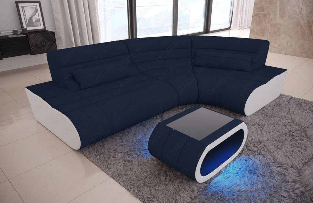 Mini Stoff Ecksofa Concept L-Form
