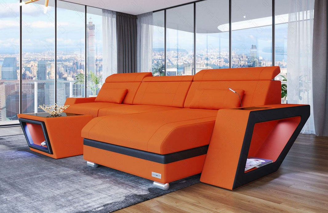 Ecksofa Catania L Form aus Stoff