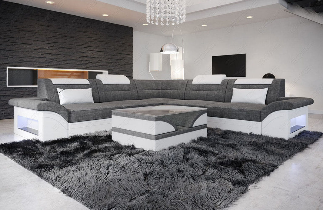 Stoff Ecksofa Brianza L Form
