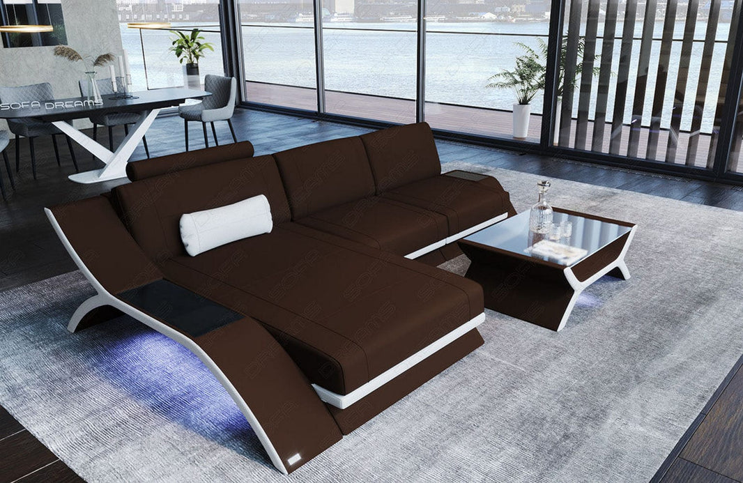 Stoff Ecksofa Calabria L-Form