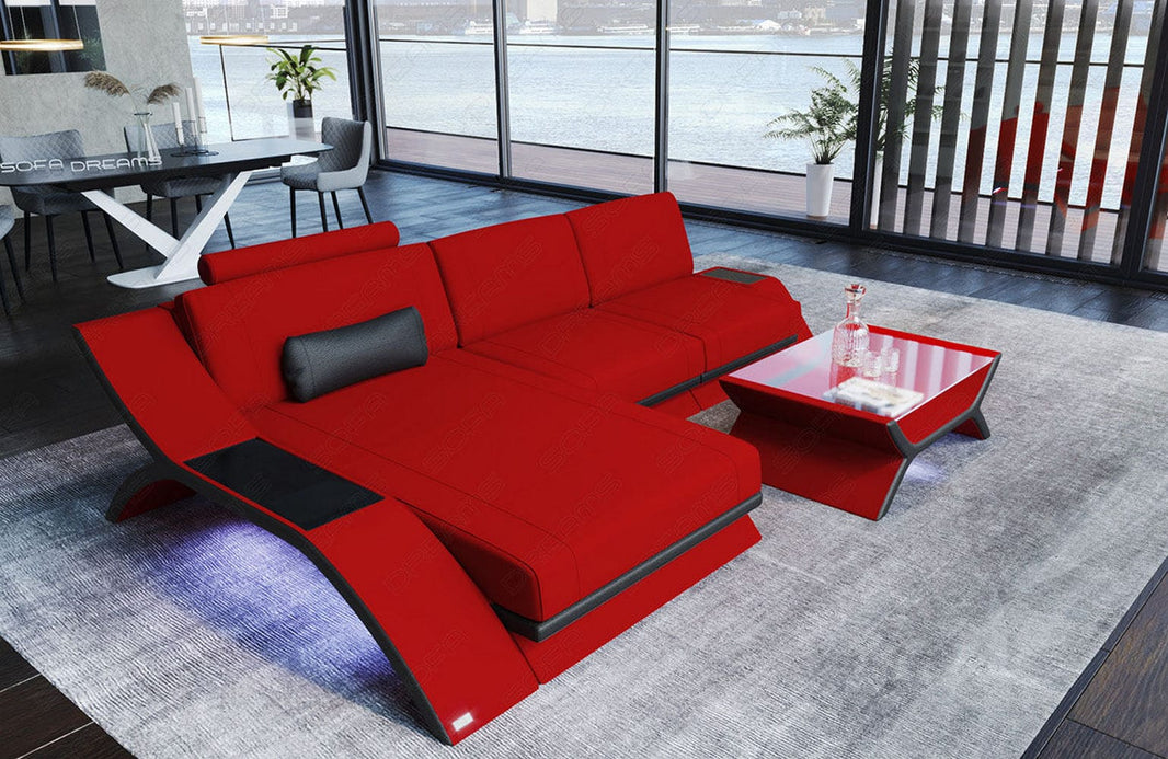 Stoff Ecksofa Calabria L-Form