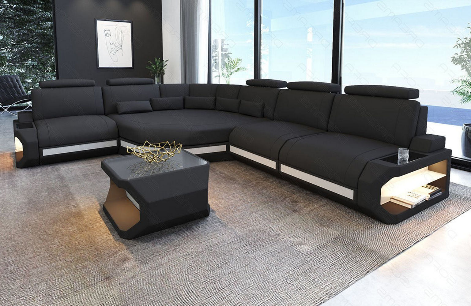 Stoffsofa Asti L-Form – Komfort & Stil