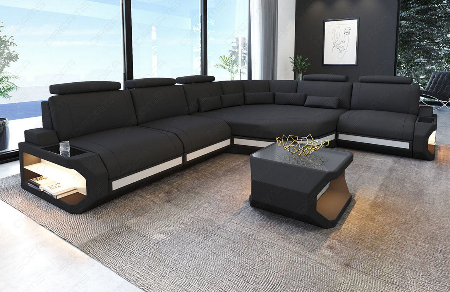 Stoffsofa Asti L-Form – Komfort & Stil