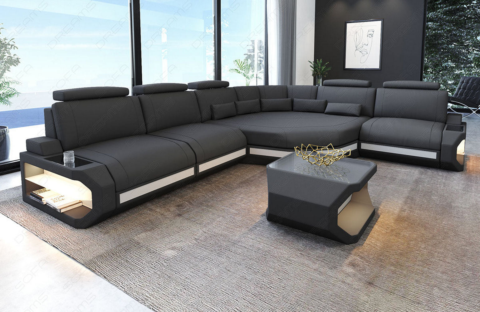 Stoffsofa Asti L-Form – Komfort & Stil