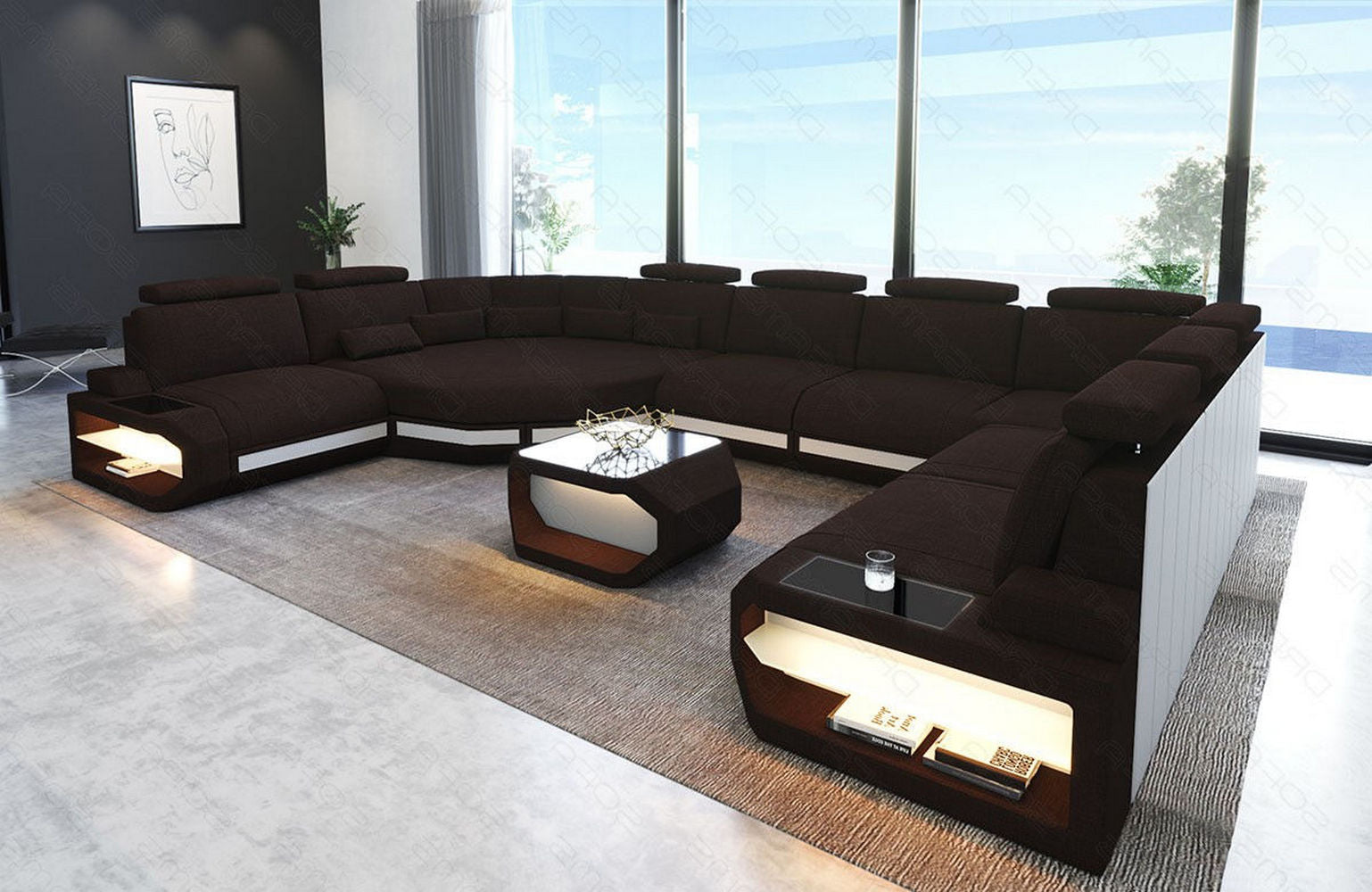 Polster Wohnlandschaft Asti U Form – Komfort und Stil