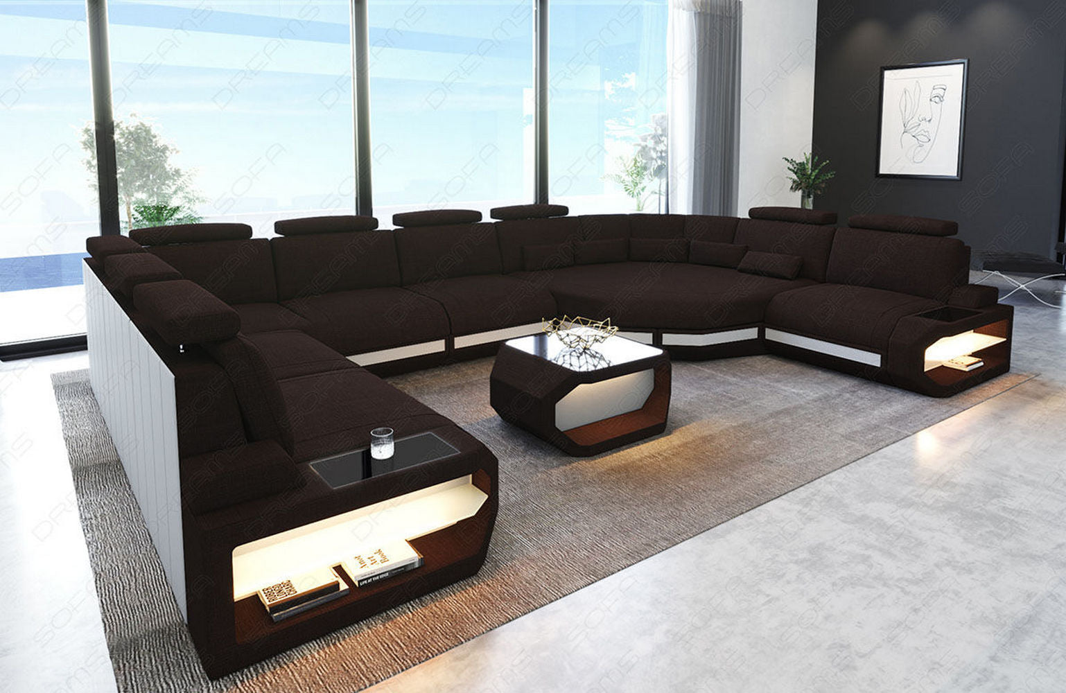 Polster Wohnlandschaft Asti U Form – Komfort und Stil