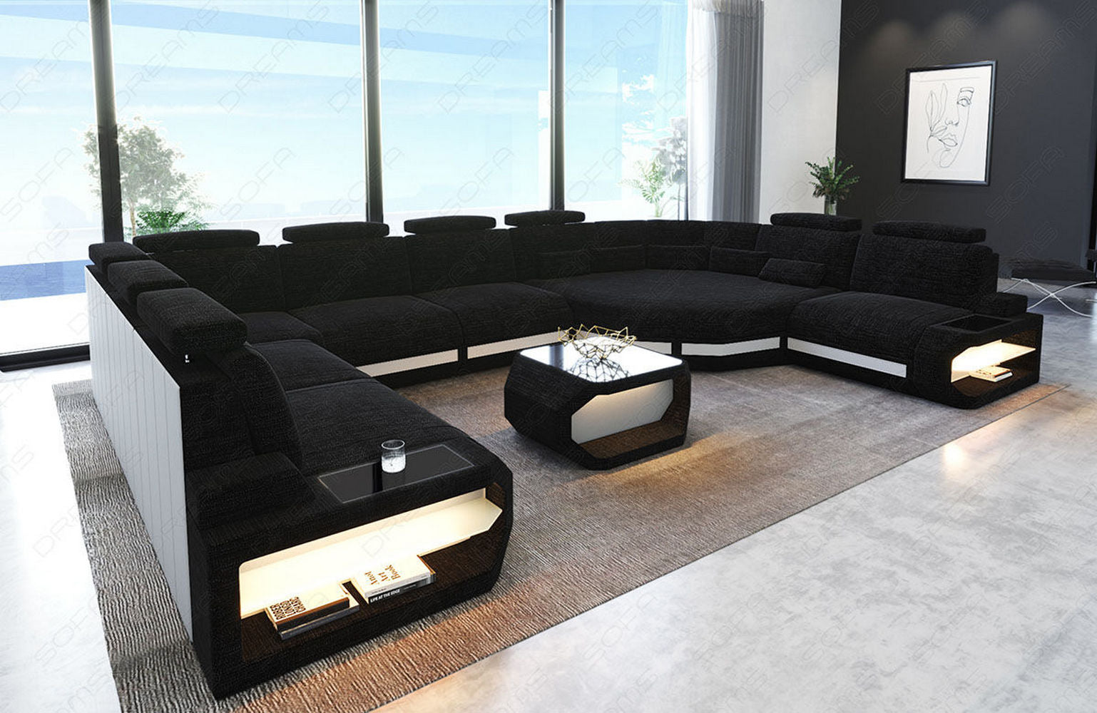 Polster Wohnlandschaft Asti U Form – Komfort und Stil