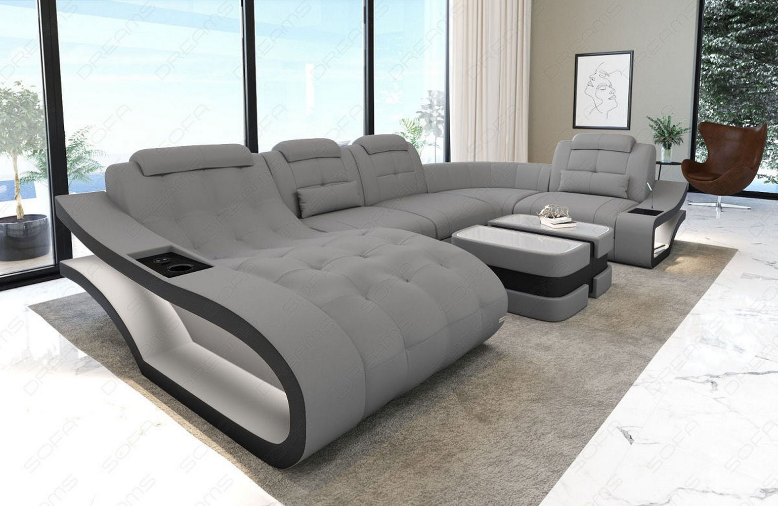 Polster Wohnlandschaft Elegante – Komfort & Stil