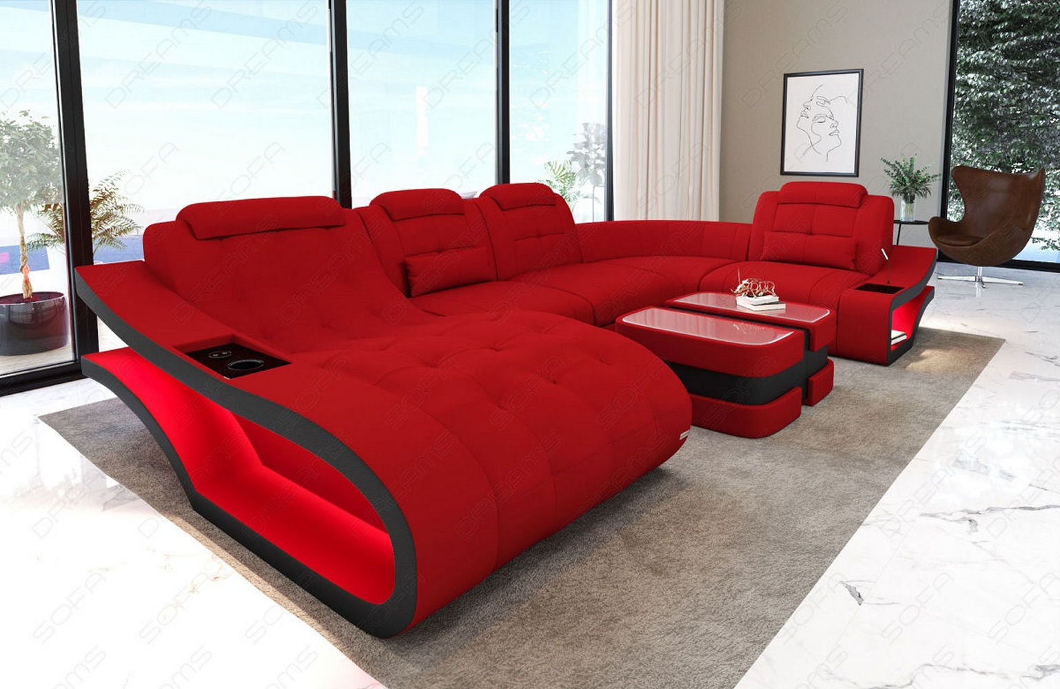 Polster Wohnlandschaft Elegante – Komfort & Stil