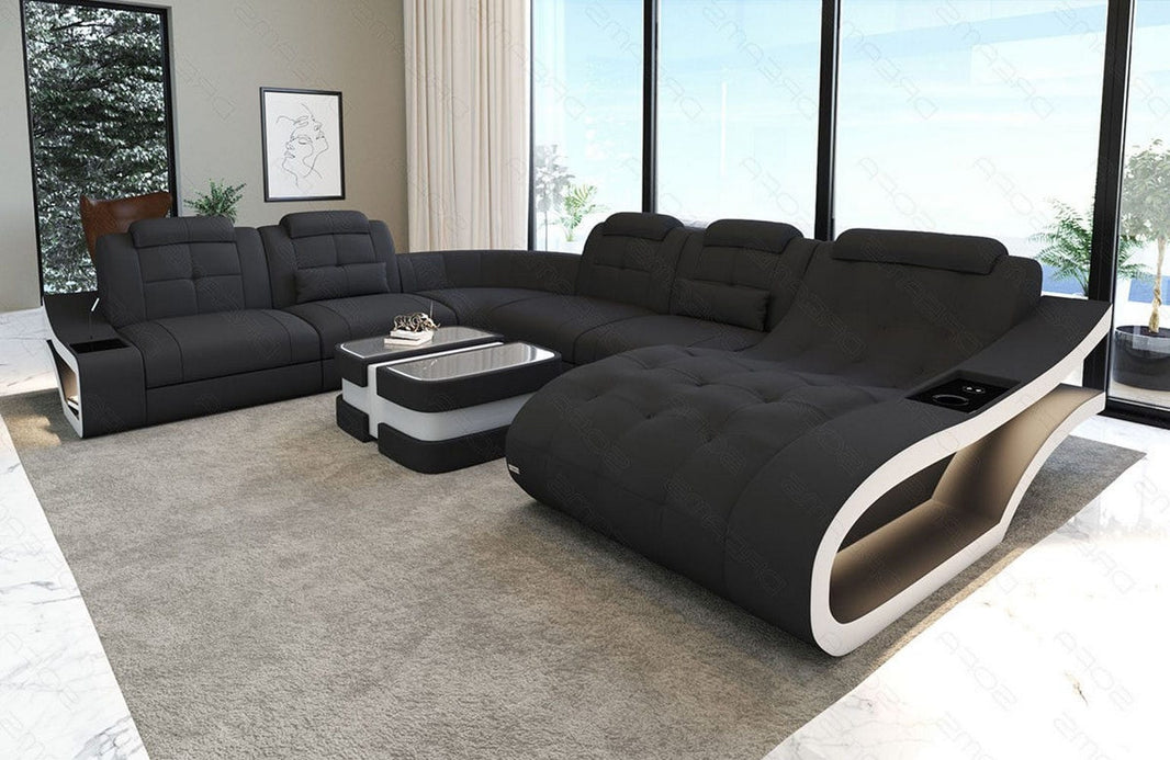 XXL Stoff Wohnlandschaft Modell