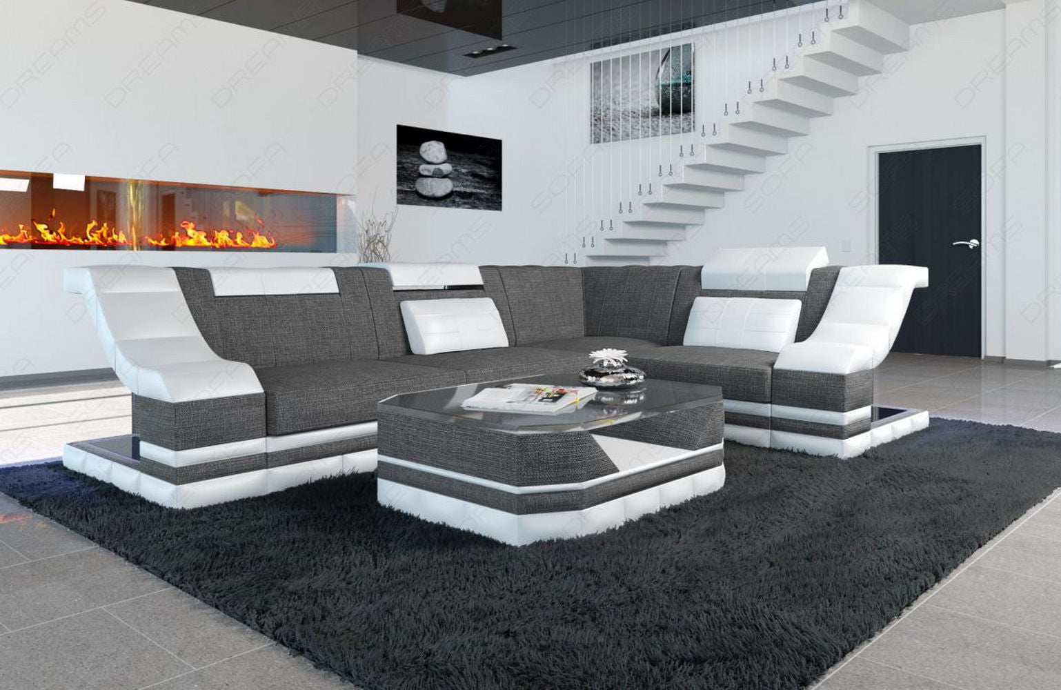 Ecksofa Bianchi – Stoffbezug & Komfort