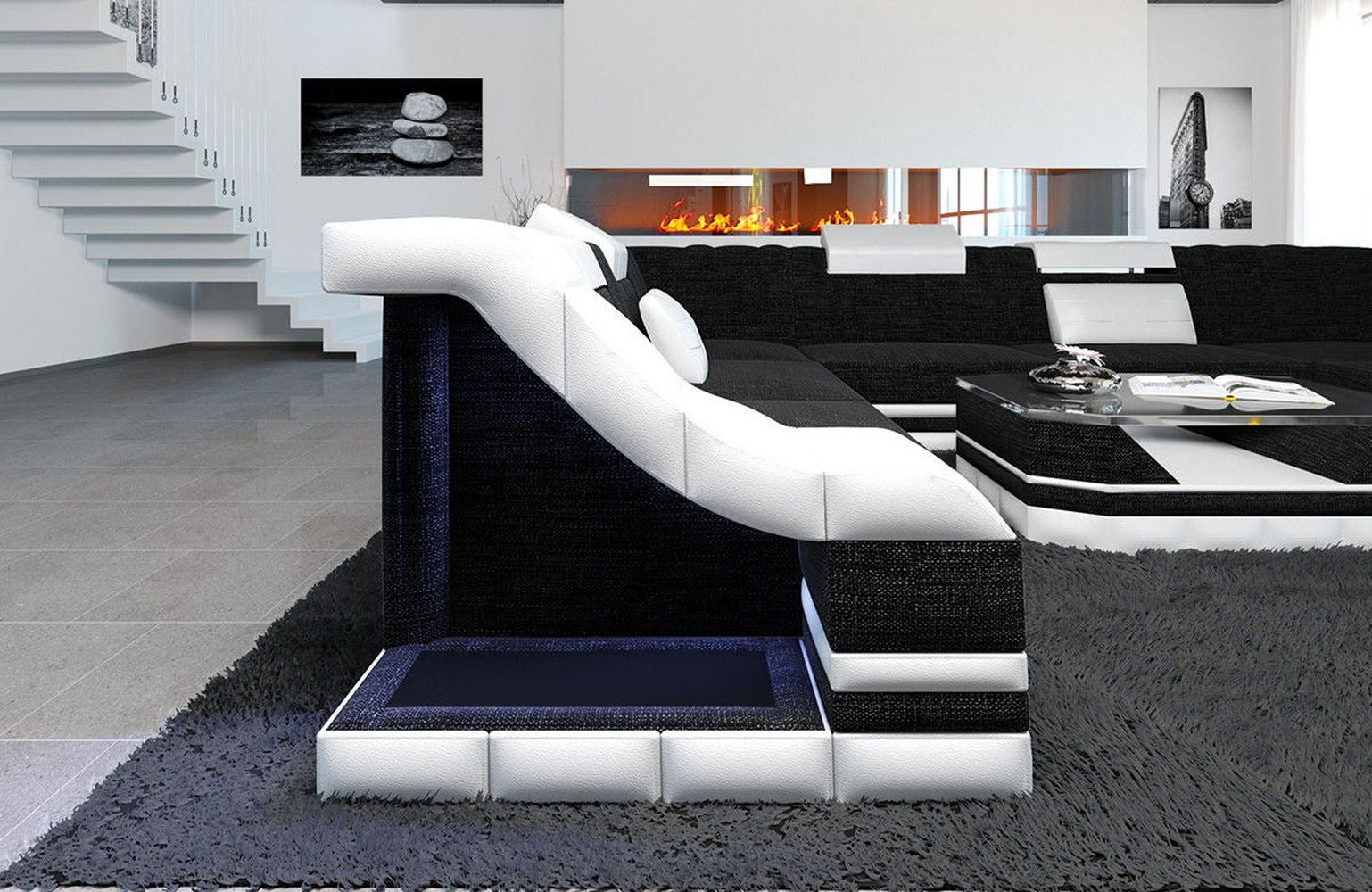 Polster Wohnlandschaft Bianchi – Komfort & Stil