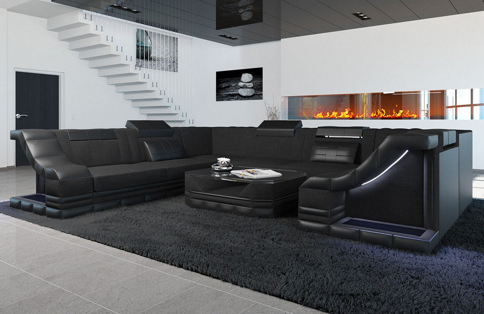 Polster Wohnlandschaft Bianchi – Komfort & Stil